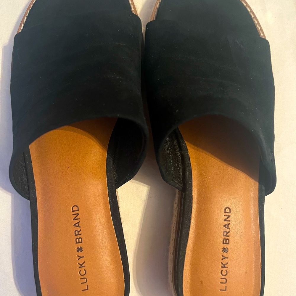 Lucky Brand slip on sandals. Brand new without tags.